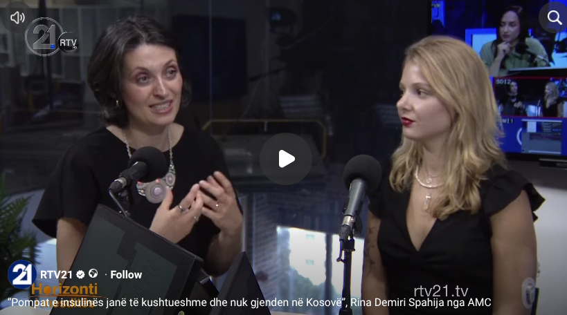 “Pompat e insulinës janë të kushtueshme dhe nuk gjenden në Kosovë”, Rina Demiri Spahija nga AMC | RTV21