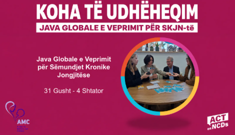 AMC i bashkohet Global Week for Action on NCDs
